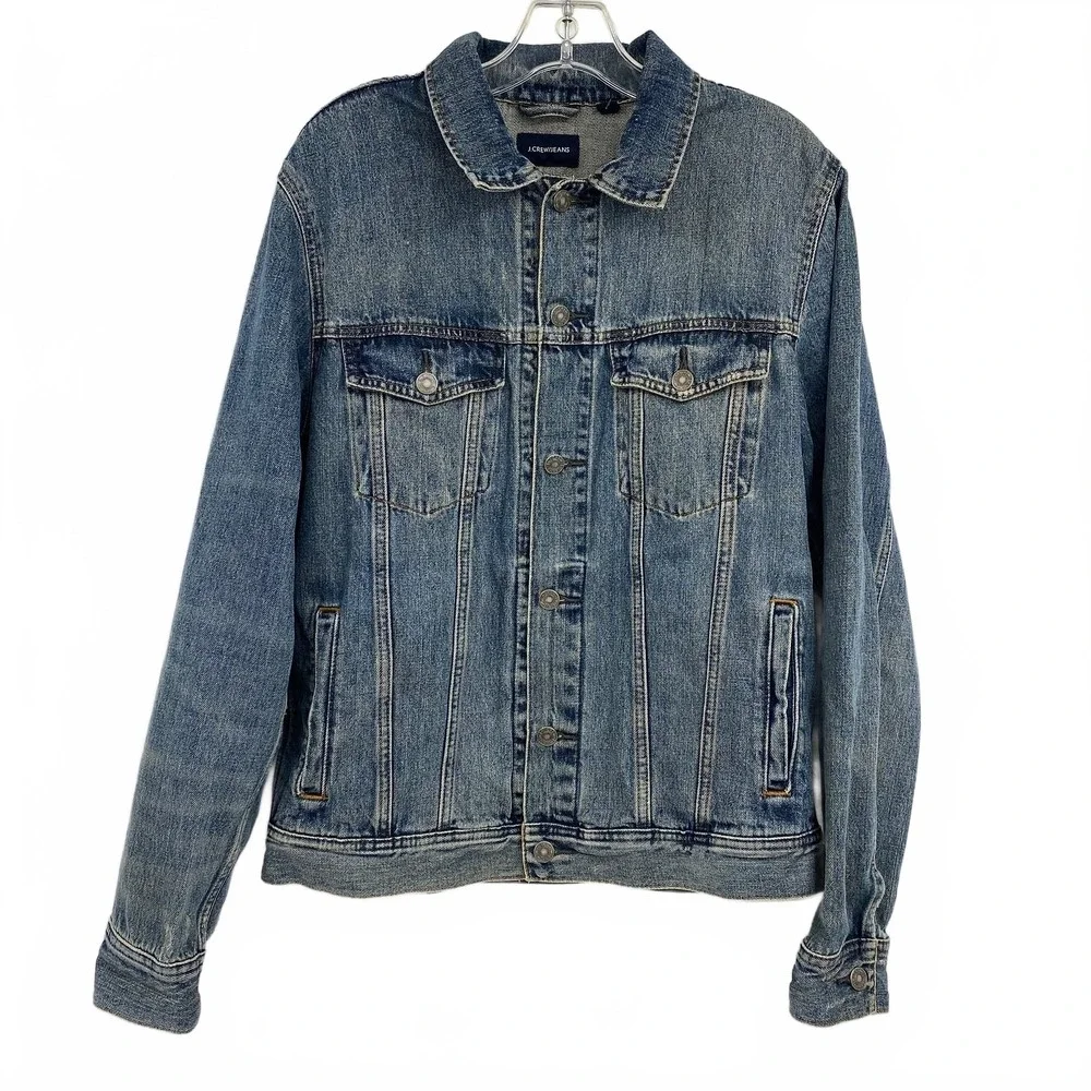 J. Crew Blue Denim Cotton Jacket | Men’s M Regular